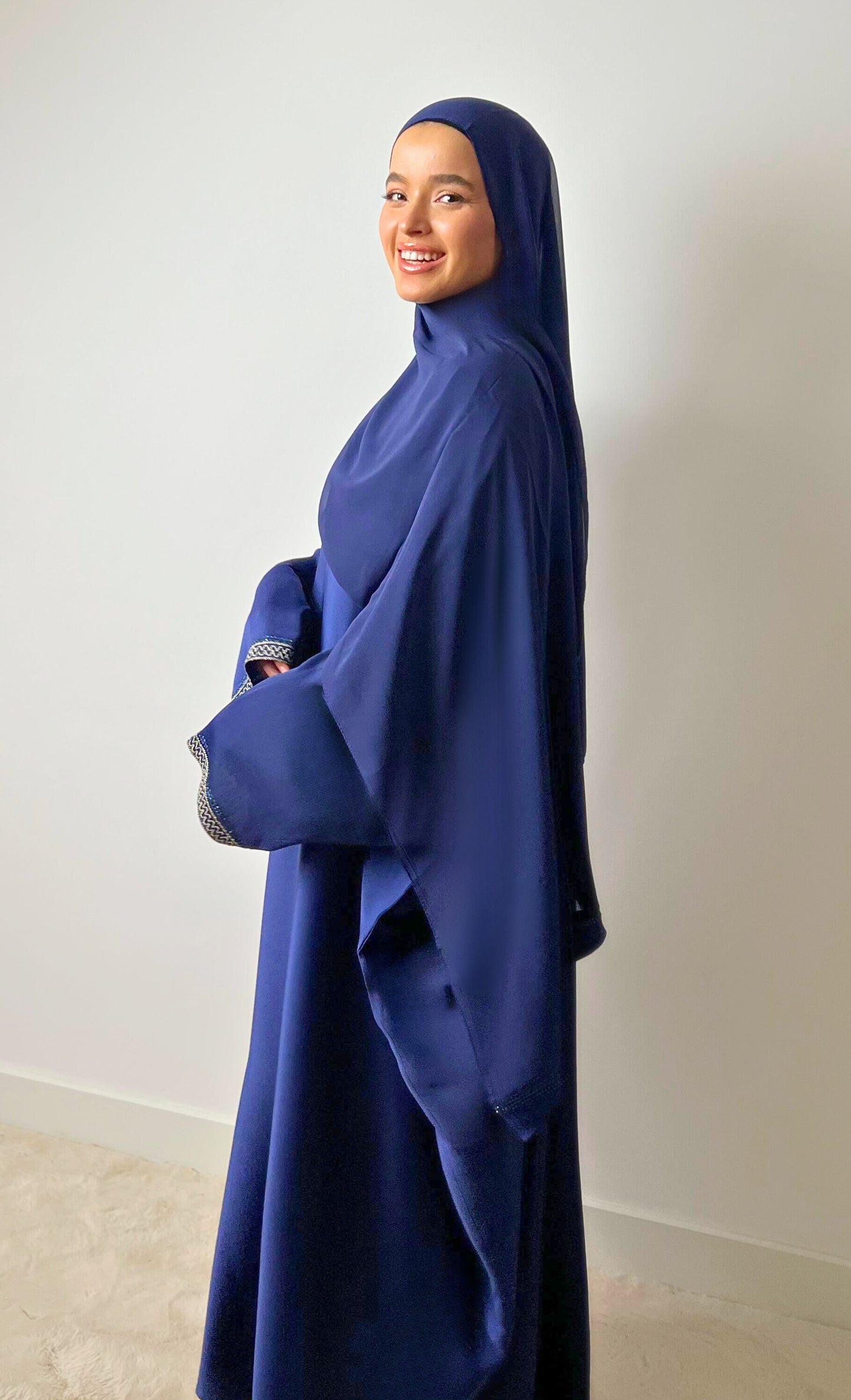 Abaya Amina - Lichtroze